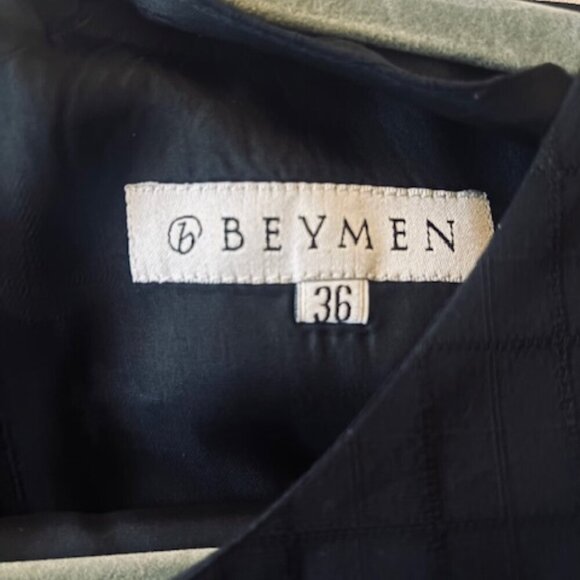 Vintage BEYMEN textured cocktail dress size 6 - Picture 6 of 9